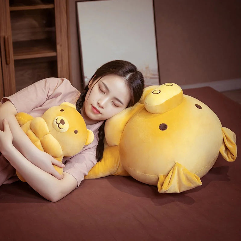 Brot als muskulöses Tier-Plüschspielzeug, 12-28 Zoll | 30-70 cm