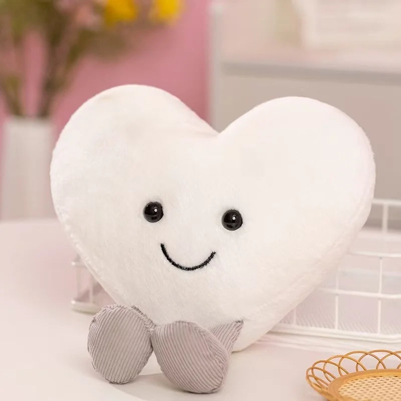 Cœur en peluche de Saint-Valentin, trois couleurs, 7-12" |18-30 cm