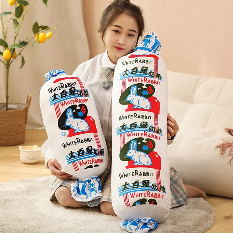 Jouet en peluche Candy Lapin Blanc, 20-40" | 50-110 cm