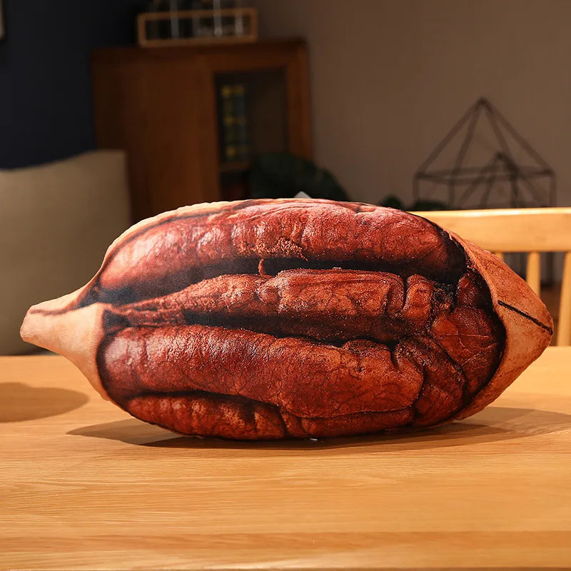 Cuscino a forma di noce realistica, 16-22" | 40-55 centimetri