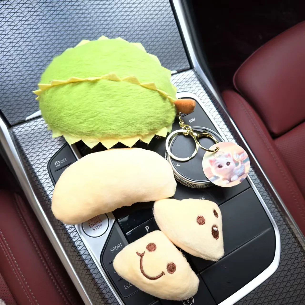 Giant Durian Decompression Plush Toy – Tearable Soft Fruit Doll