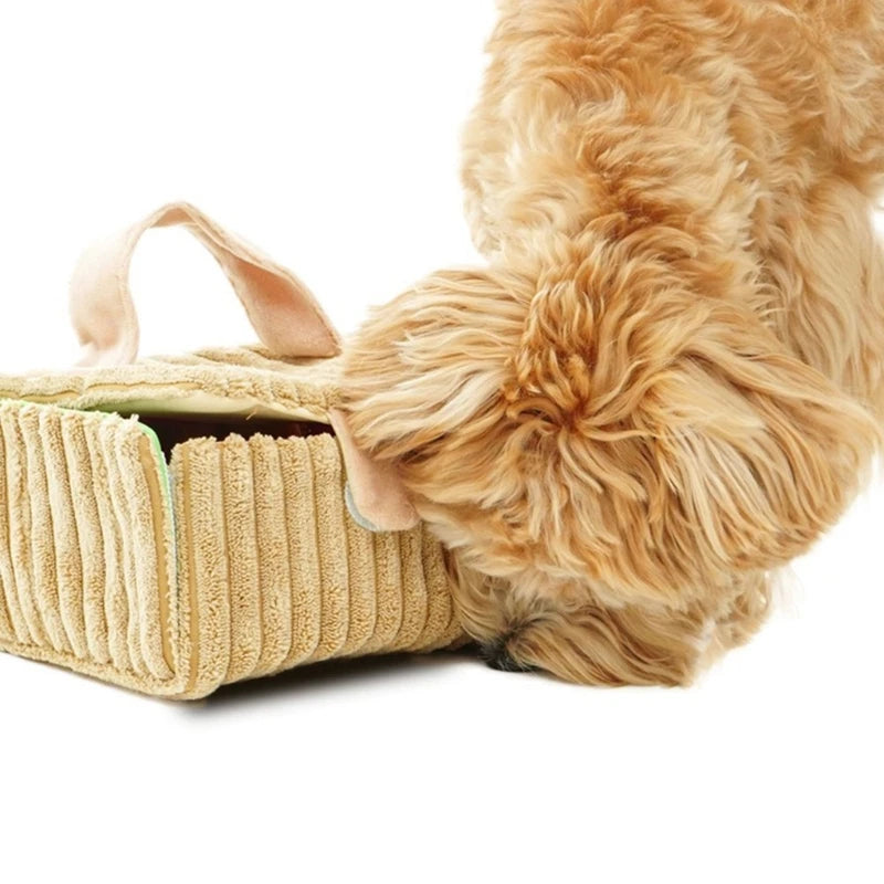 Plüsch Picknickkorb Hund Schnüffelspielzeug, 7" | 17 cm