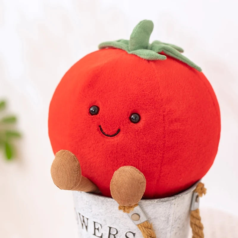 Tomato Plushie, 9" | 24 cm