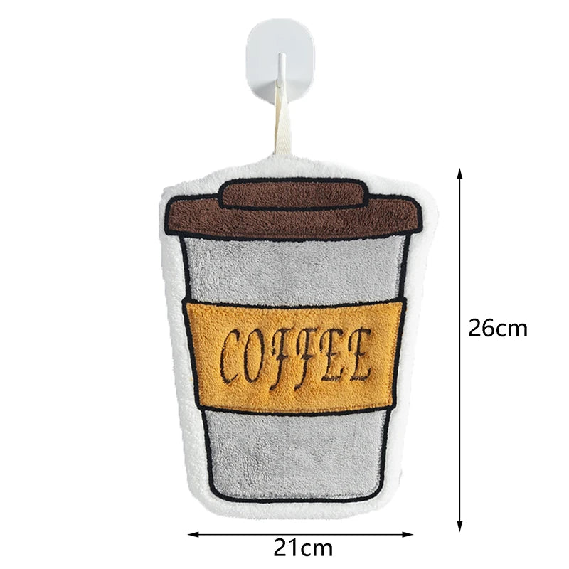 Cartoon Character Hanging Hand Towel – Bathroom & Kitchen Cloth