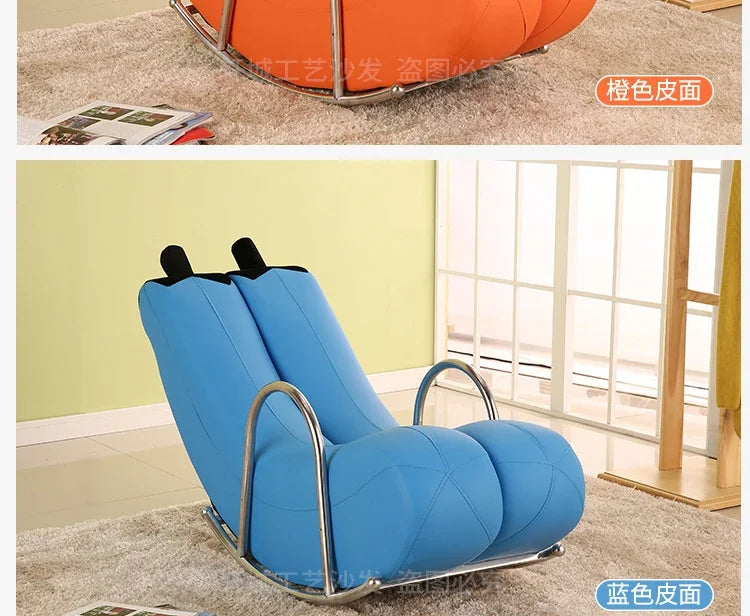 Go Bananas Rocking Chair - Six Colors, Faux Leather or Plush Design