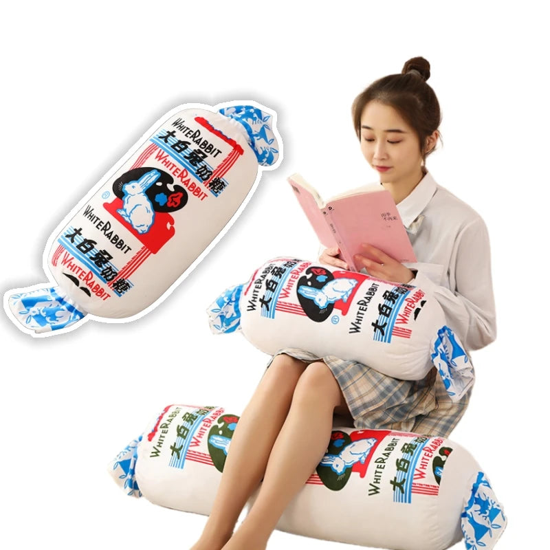 Jouet en peluche Candy Lapin Blanc, 20-40" | 50-110 cm