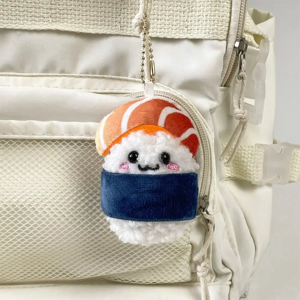 Porte-clés en peluche Sushi Roll – Jouet en peluche mini kawaii nourriture