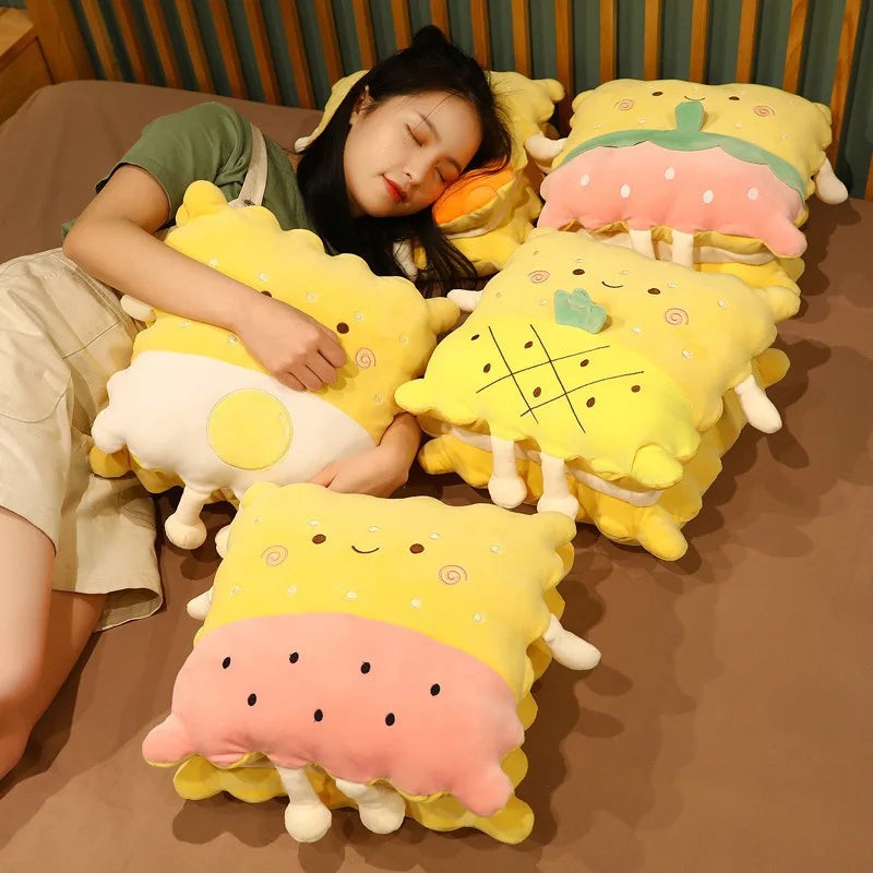 Plushie Cartoon Cracker with Optional Blanket, 15" | 38 cm