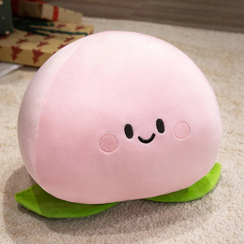 Kawaii Smiling Fruit Plushies – Tomato, Lemon, Pear, Banana & More, 4-20" | 11-50 cm
