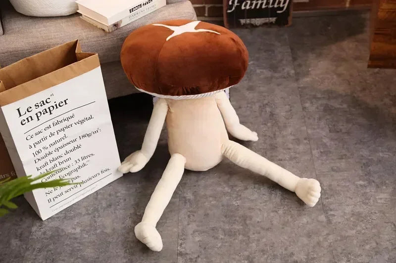 Peluche Funghi Divertente con Braccia e Gambe, 32" | 80 centimetri
