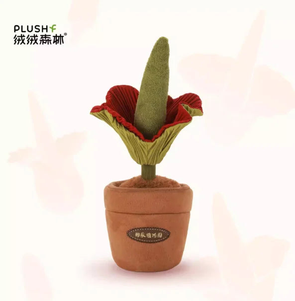 Kawaii Potted Plant Plushies – Flowers, Cacti & Fruit Trees, 6-8" | 14-20 cm