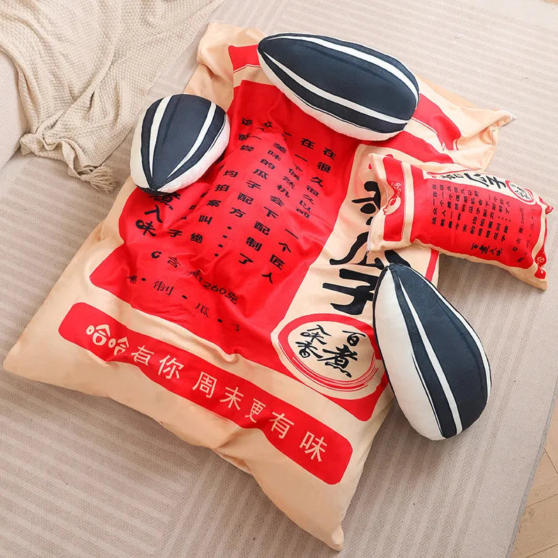 Graine de tournesol réaliste en peluche, 12-24" | 30-60 cm