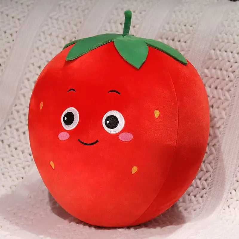 Kawaii Simulation Fruit Plushies ā Apple, Watermelon & More, 4-12" | 10-30 cm