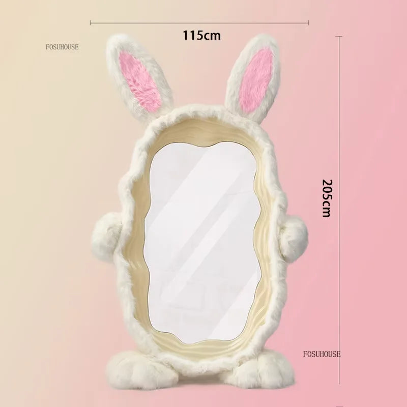 Miroir Géant en LED en Forme de Lapin | 93" x 53" (237 x 134 cm) | Verre Ultra HD 🐰✨