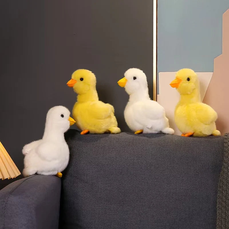 Simulation Cartoon Duck Plush Toy – Lifelike Goose Stuffed Animal
