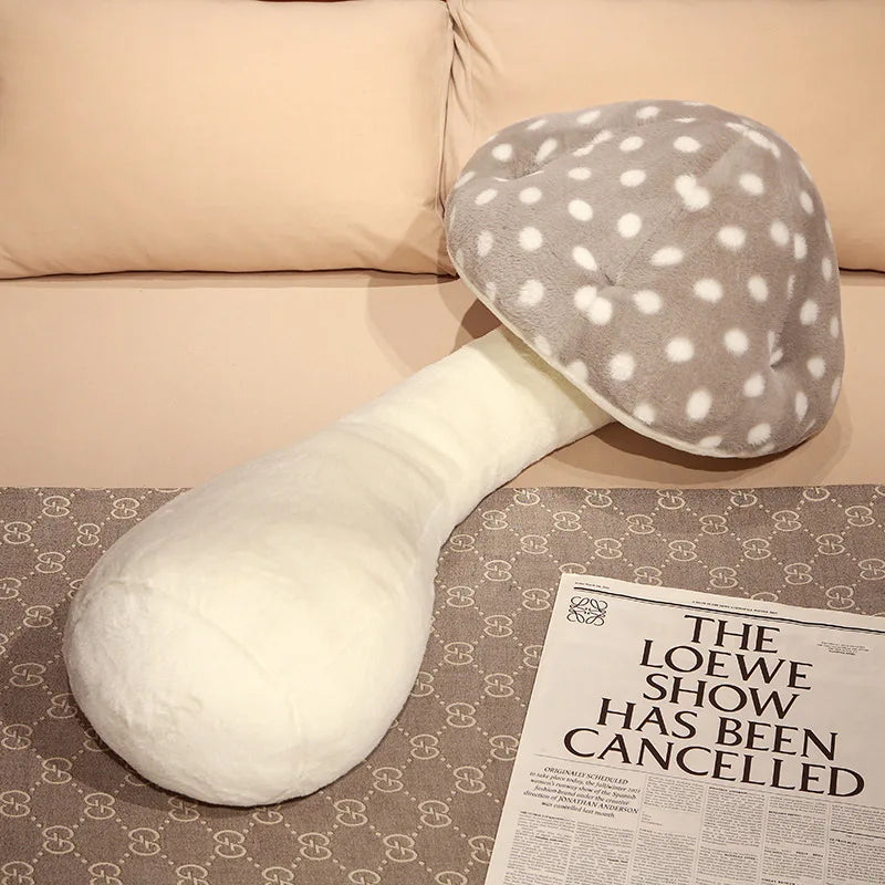 Coussin corporel en peluche Jumbo Champignon : Cinq couleurs, 2,6-4,3'' | 80-130 cm