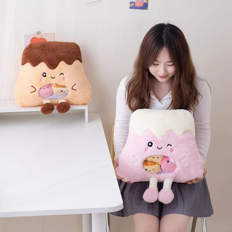 Sweet Ball Snack Plush Pillow – Alien & Classic Styles, 16" | 40 cm