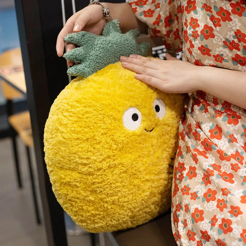 Plüschige Fuzzy-Früchte mit optionalem Handwärmer, 5 Früchte, 14-18" | 36-45 cm