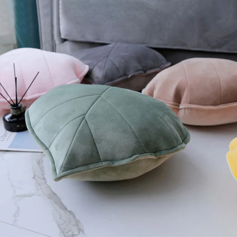 Plushie Large Realistic Leaf Throw Pillow, 11 Colors, 5-20" | 13-50 cm