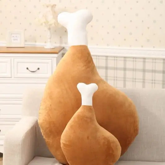 Cooked Chicken Leg Plushie, 5-33" | 12-85 cm