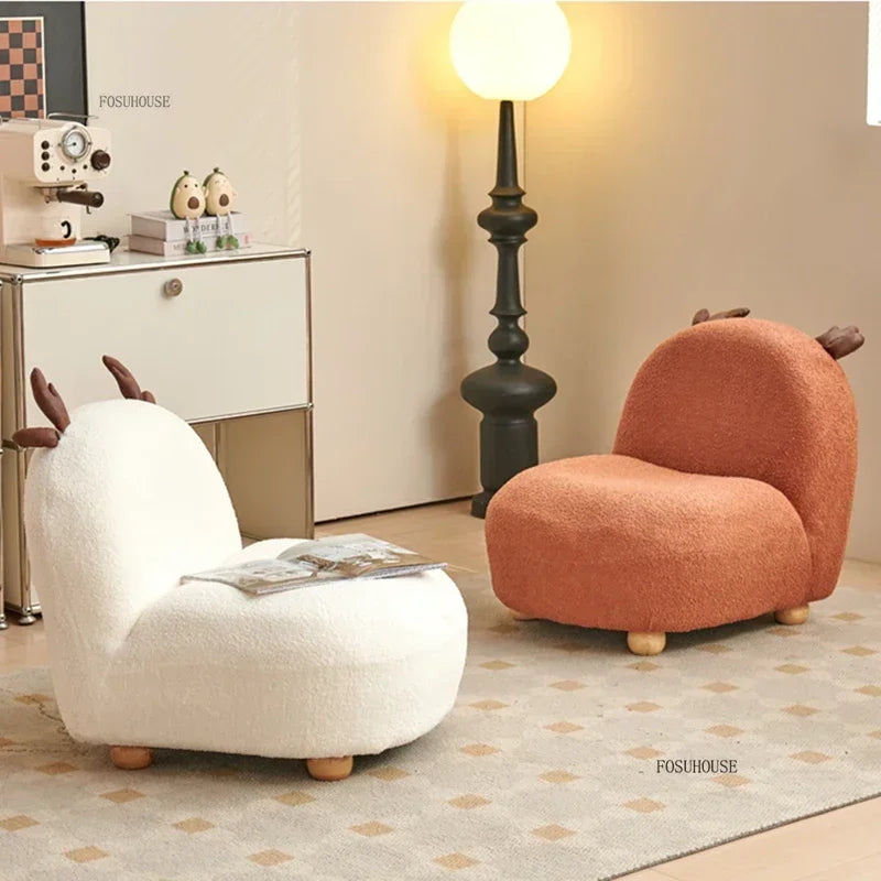 Chaise de lecture pour enfants inspirée des cerfs – Cinq couleurs