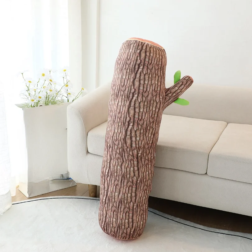 Plüsch Realistischer Baumstumpf Plüsch, Zwei Farben, 18-33" | 45-85 cm