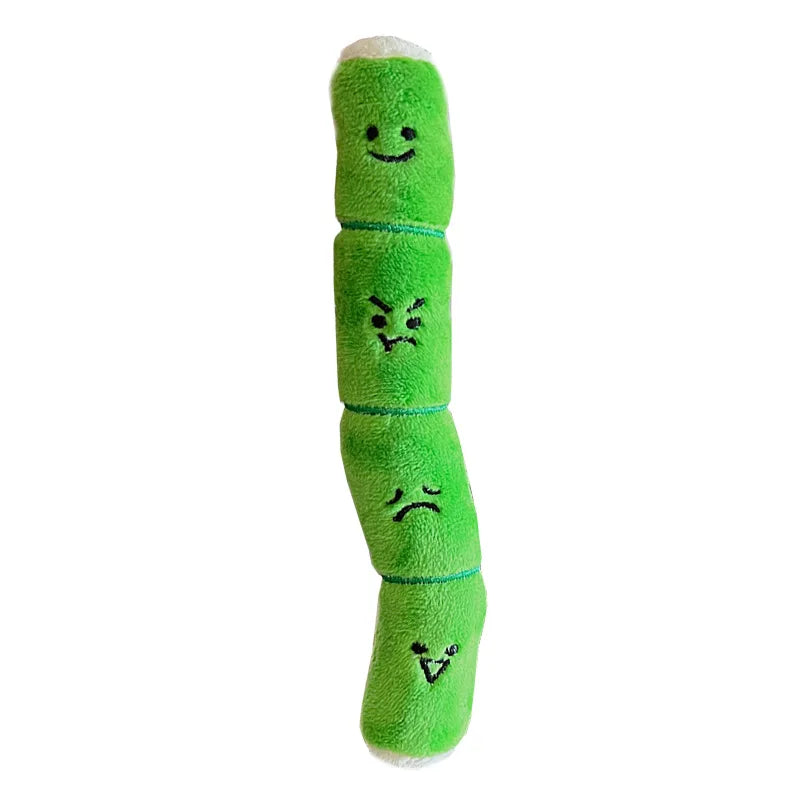 Bamboo Plush Keychain Pendant – Lucky Backpack Decoration