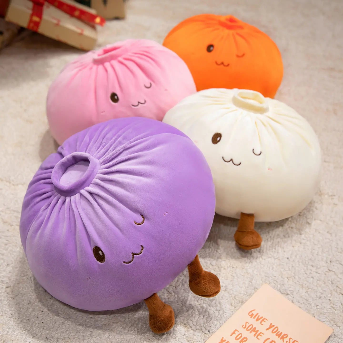 Jiaozi Dumpling Plush Pillow, 16" | 40 cm
