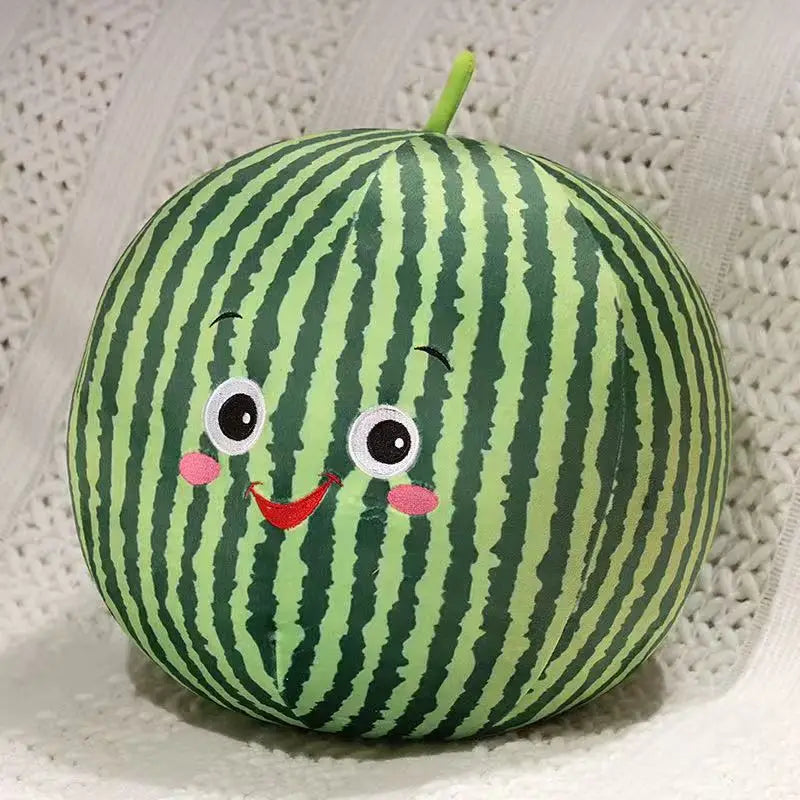 Kawaii Simulation Fruit Plushies ā Apple, Watermelon & More, 4-12" | 10-30 cm