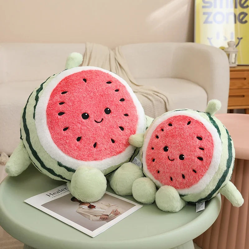 Kawaii Watermelon Plush Pillow, 12-16" | 30-40 cm