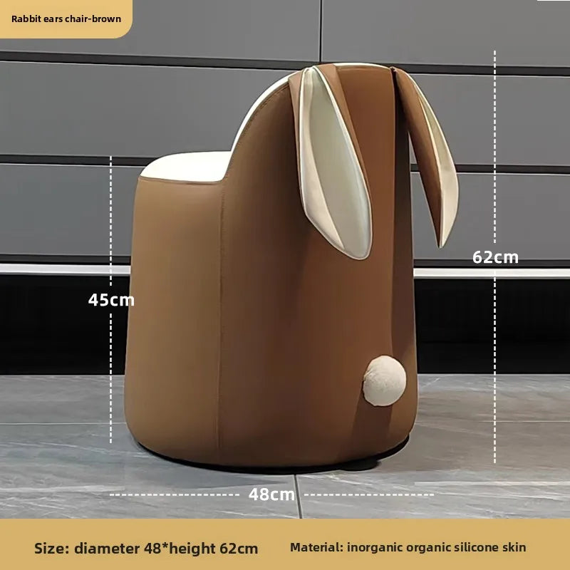 Kunstleder Kaninchenstuhl, Acht Farben