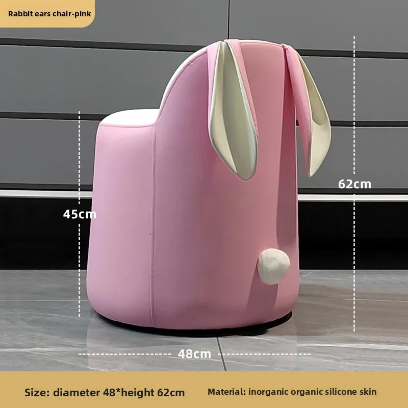 Kunstleder Kaninchenstuhl, Acht Farben