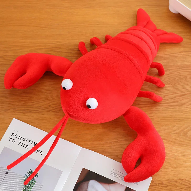 Jumbo Cartoon Red Lobster Plush Toy, 12-31" | 30-80 cm
