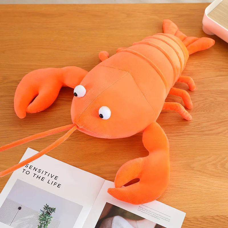 Jumbo Cartoon Red Lobster Plush Toy, 12-31" | 30-80 cm