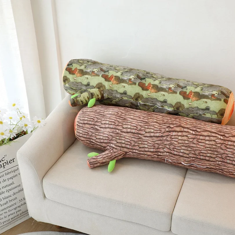 Plüsch Realistischer Baumstumpf Plüsch, Zwei Farben, 18-33" | 45-85 cm