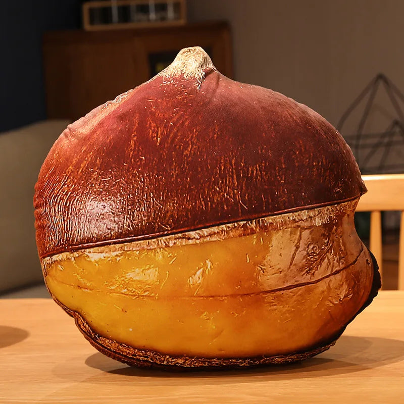 Cuscino a forma di noce realistica, 16-22" | 40-55 centimetri