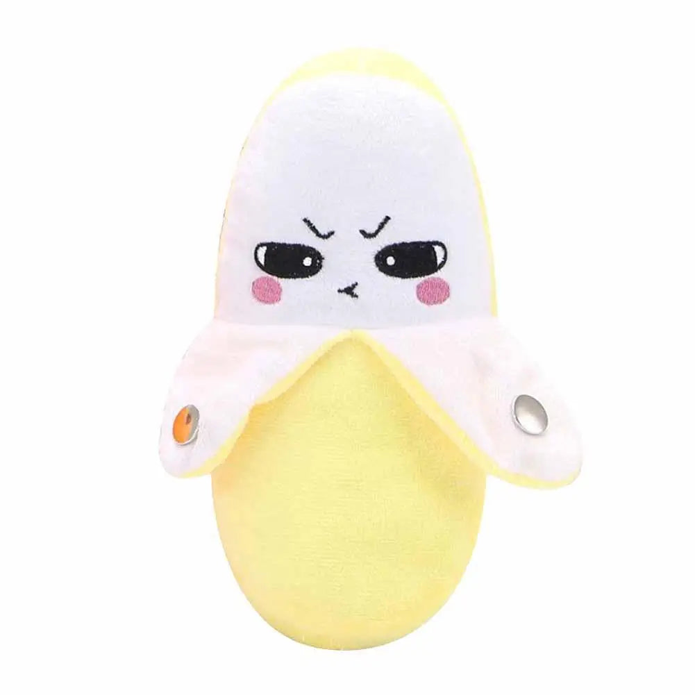 Musical Banana Induction Plush Toy – Interactive Rhythm Learning Fruit Doll