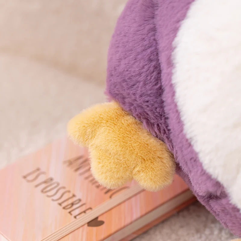 Eggplant Penguin Plushie, 10-24" | 25-60 cm