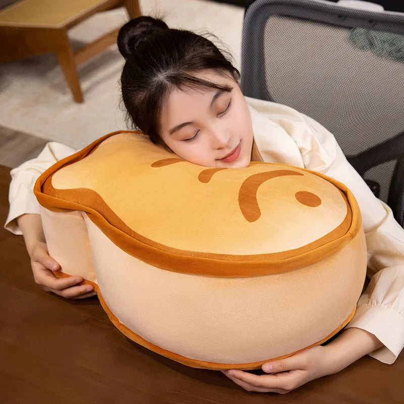 Taiyaki Cat Paw Plush Doll Pillow, 10-18" | 25-45 cm – Soft Japanese Snack Toy