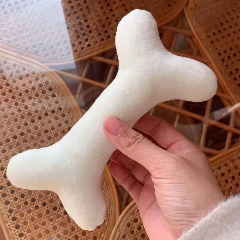 Dog Bone Chew Toy Plushie, 6-16" | 15-40 cm plush toy – – 6"/15cm – Image 8 | Plushie Produce