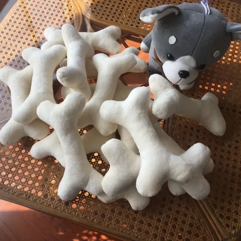 Dog Bone Chew Toy Plushie, 6-16" | 15-40 cm plush toy – – – Image 2 | Plushie Produce