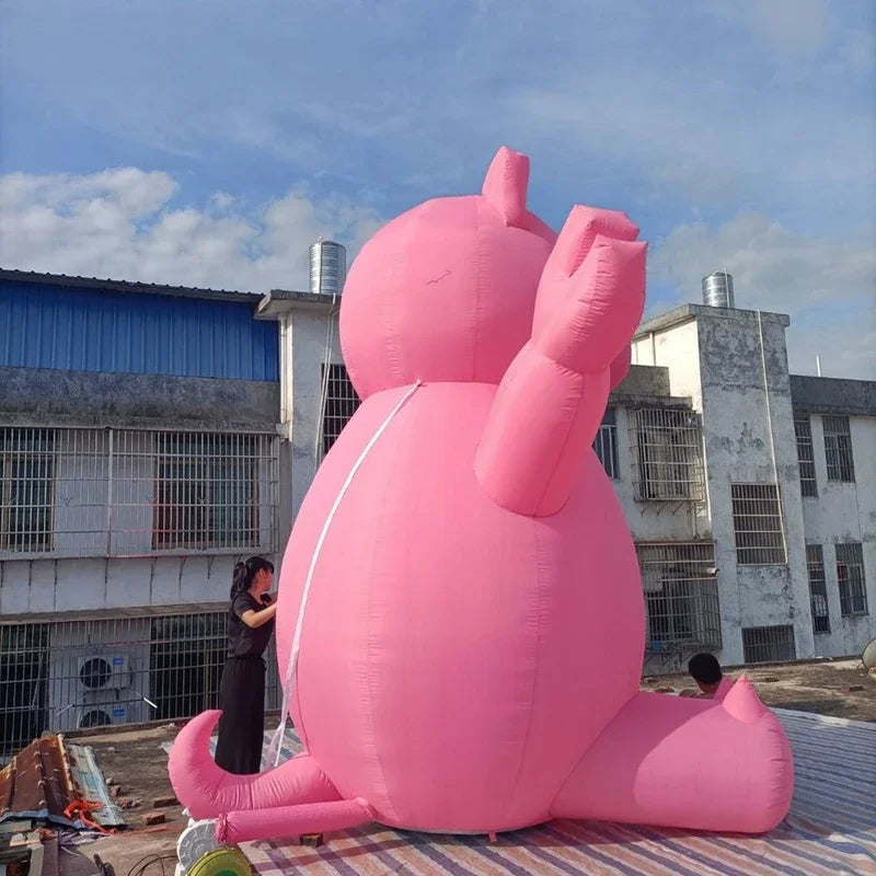 Giant Inflatable Pig – Customizable Lawn Decoration plush toy – – – Image 6 | Plushie Produce