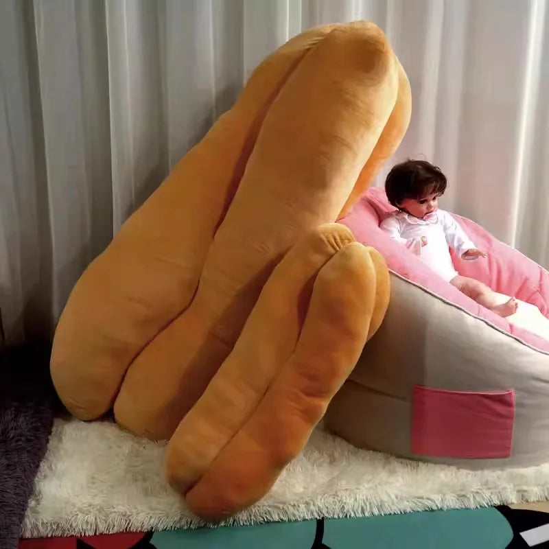 Jumbo Fried Dough Stick Plushie, 28-51" | 70-130 cm plush toy – – – Image 1 | Plushie Produce