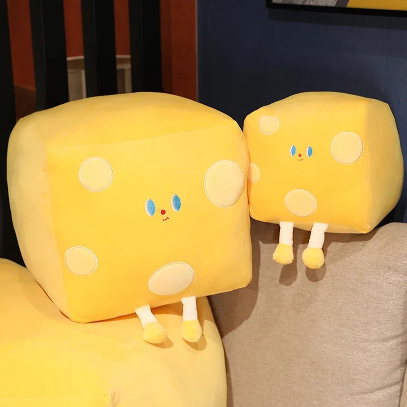 Large Cheddar Cheese Plush Toy, 10-20" | 25-50 cm plush toy – – – Image 7 | Plushie Produce