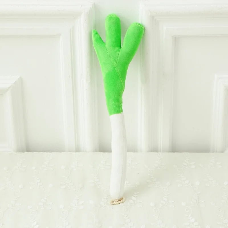 Large Cooked Chicken Plush Toy with optional Green Onion, 18" | 45 cm plush toy – – Green onion 43cm – Image 2 | Plushie Produce