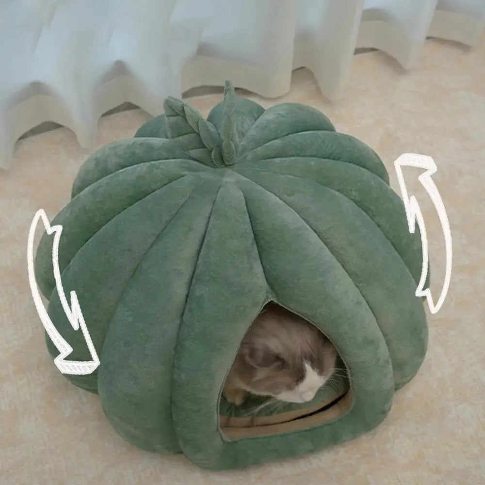 Plushie Cat/Dog Vegetable Bed, for pets up to 15 lbs plush toy – – – Image 4 | Plushie Produce