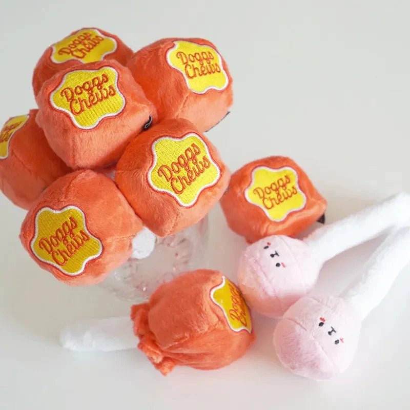 Plushie Lollipop Dog Sniffing Toy plush toy – – – Image 7 | Plushie Produce