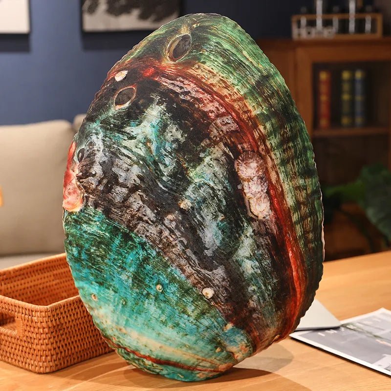Plushie Realistic Seashell Throw Pillows, Six Styles plush toy – – Abalone 50x40cm – Image 7 | Plushie Produce