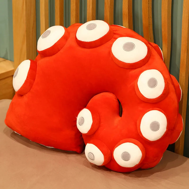 Plushie Realistic Wearable Octopus Tentacles, 18-22" | 45-55 cm plush toy – – red curled – Image 10 | Plushie Produce