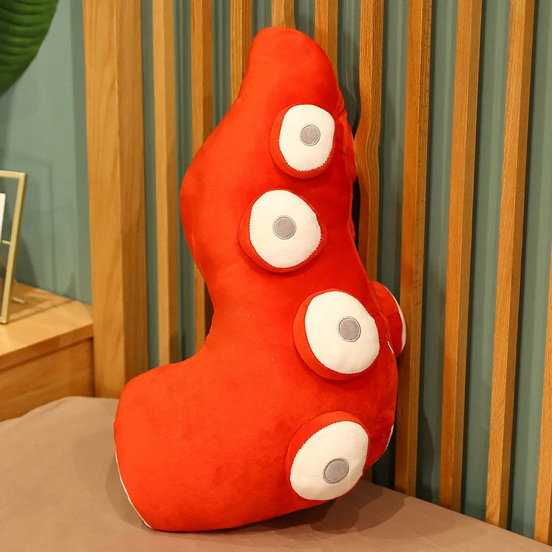 Plushie Realistic Wearable Octopus Tentacles, 18-22" | 45-55 cm plush toy – – red extended – Image 11 | Plushie Produce